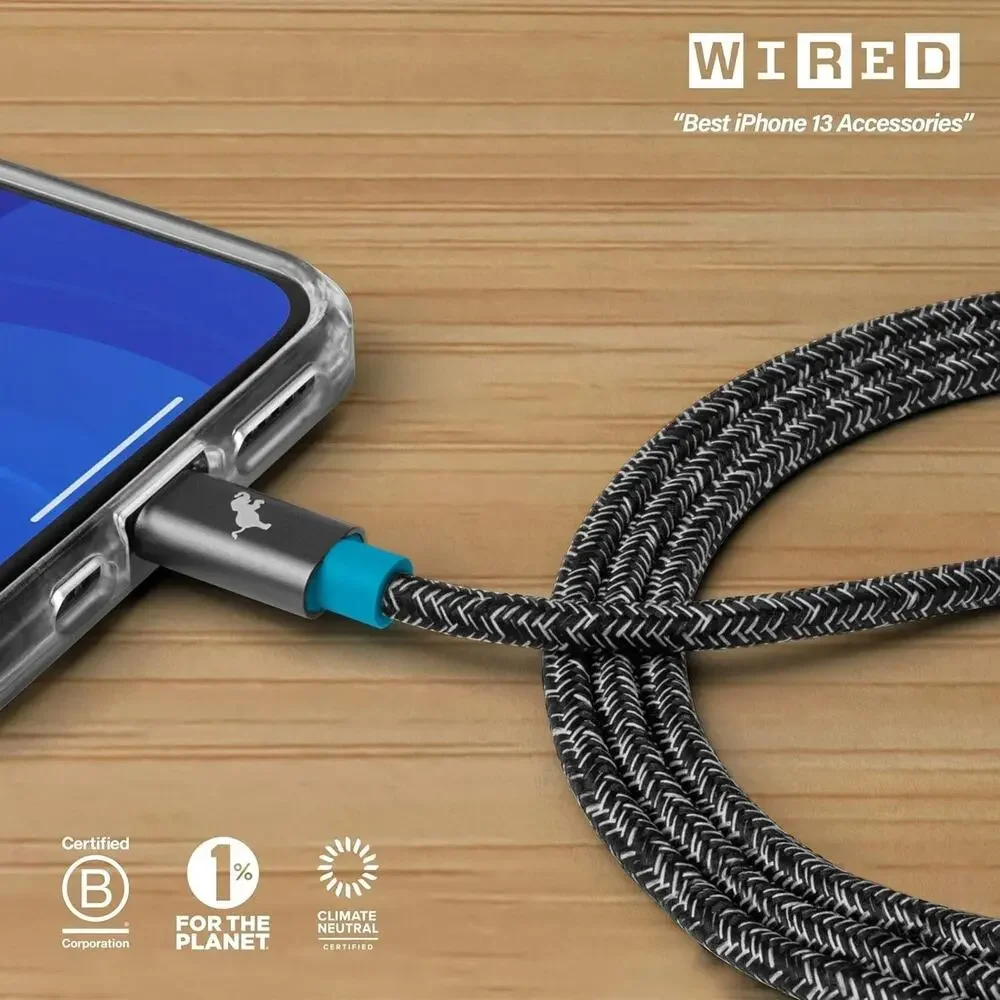 Nimble PowerKnit USB-C to Lightning Charging Cable, 1M, MFi Certified